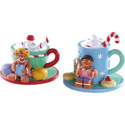 Cocoa and cookies set of 2