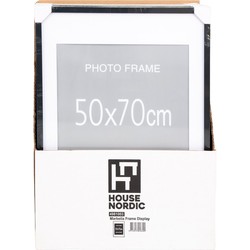 Marbella Frame Display - Frame MDF, 7 st. zwart en 8 st. naturel, 50x70 cm