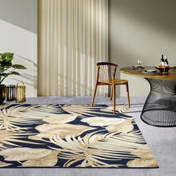 Villeroy & Boch - Binnen- En Buitenkleed - Oktavie - Donkerblauw / Goud - 120 X 180 CM