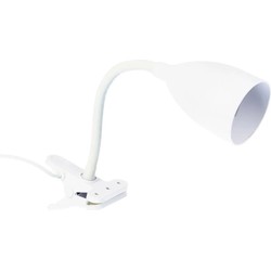 Atmosphera Klem bureaulampje - Design Light Classic - wit - 43 cm - Bureaulampen