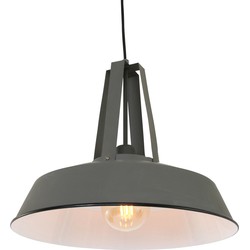 Industriële Metalen Mexlite Eden Hanglamp - Grijs