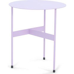 Spinder Design bijzettafel Mira Low - Soft Lilac - Ø 40