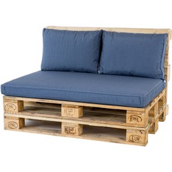 Madison Palletkussen Lounge Panama Safier Blauw - 120 x 80cm