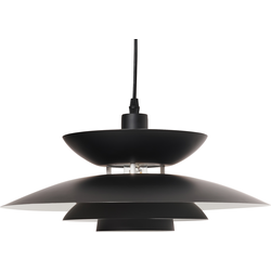 Beliani JURGA - Hanglamp-Zwart-Metaal