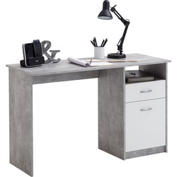 Bureau met opbergruimte L123cm - Jackson