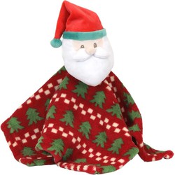 Unique Living - Knuffeldoekje Plush Xmas Friends 38x38cm Santa