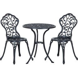 4goodz Bistroset voor 2 Personen - Klassieke Balkonmeubelset