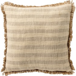 Dutch Decor CARLOS - Sierkussen 45x45 cm met kussenhoes van 50% recycled katoen - Natural - beige - Dutch Decor