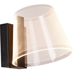 Aspo - Wandlamp Badkamer - LED - 1x10W 3000K - IP44 - Transparant