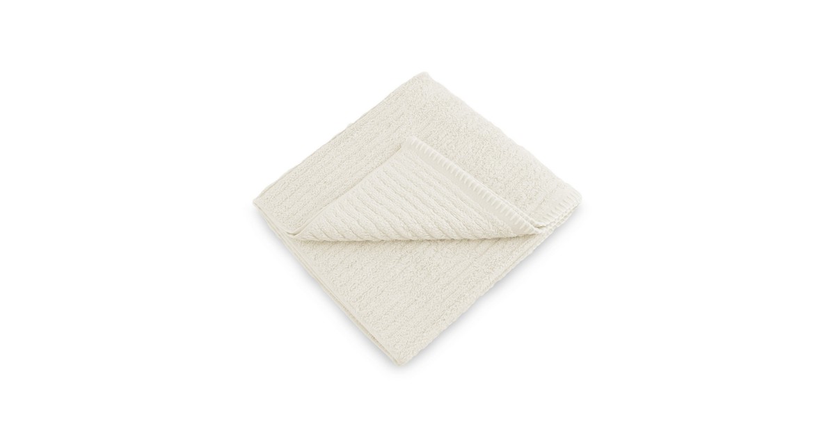 Heckett & Lane 2-pack bamboo handoekken creme - 70x140 - natuurlijk materiaal - antibacteriële werking