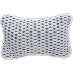 5Five Badkussen Relax met anti-slip - wit - 26 x 17 x 7 cm - Badkussens
