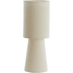 Light & Living - tafellamp - Mikkel - beige - textiel - schemerlamp - E27 - 1886043