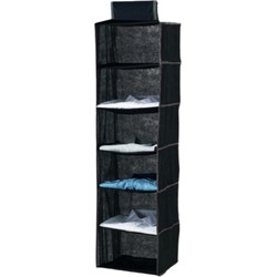 Nordix Kast Organizer - Hangend - Ophangbaar - Kleding organizer - Verdeler - 6 Vakken - 30x30x120 cm