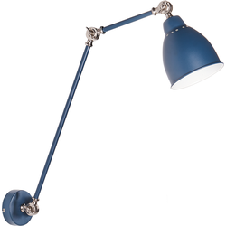 Beliani MISSISSIPPI - Muurlamp-Blauw-IJzer
