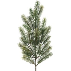 1x Kerstversiering dennentakken/dennentakjes groen 66 cm - Decoratieve tak kerst