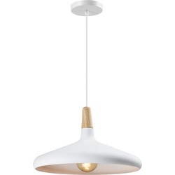 QUVIO Hanglamp rond wit - QUV5132L-WHITE