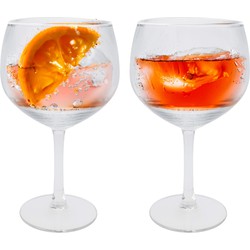 Excellent Houseware Cocktailglazen - 2x - 650 ml - Gin Tonic/Spritz - Cocktailglazen