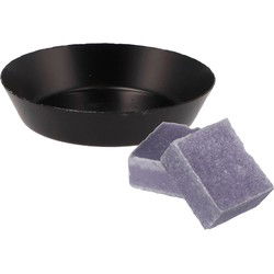 Amberblokjes/geurblokjes cadeauset - lavendel geur - incL schaaltje - Amberblokjes