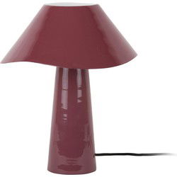 Tafellamp Ameno - Dark mauve - Ø28cm