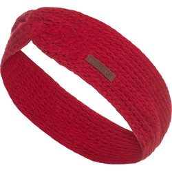 Knit Factory Joy Hoofdband - Bright Red - One Size