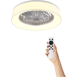 Plafondventilator Sofia met verlichting - Ø47cm - 3 snelheden - Afstandsbediening - Wit