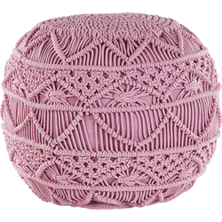KAYSERI  - Poef - Roze - 40 cm - Katoen