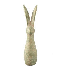 PTMD Deco Object Remy - 10x9x40 cm - Cement - Groen