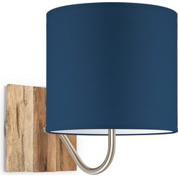 Wandlamp drift bling Ø 20 cm - blauw