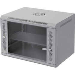 Netwerkkast 7 HE 19 inch grijs 600 x 420 x 450 mm volledig gemonteerd Draagvermogen 60 kg