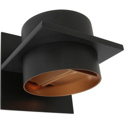 Steinhauer wandlamp Muro - zwart - metaal - 3366ZW