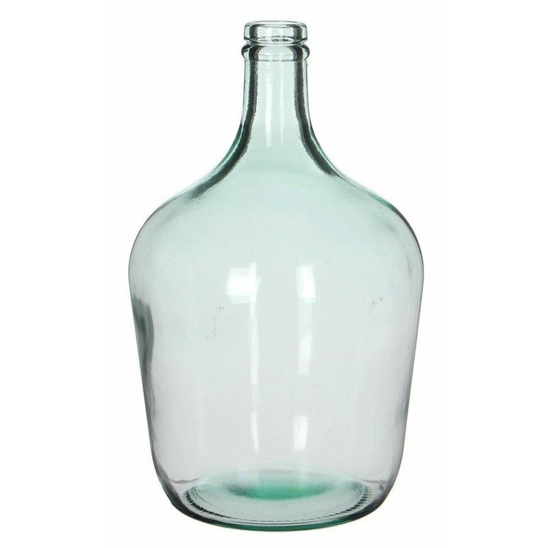 Mica Decorations Vaas Diego - smalle hals - gerecycled glas - 32 cm - Vazen - 
