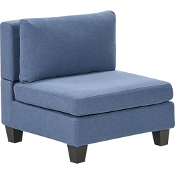 UNSTAD - Fauteuil - Blauw - Polyester