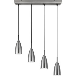Moderne Hanglamp  Farin - Metaal - Grijs