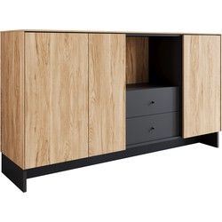 Meubella Dressoir Nigel - Eiken - 150 cm