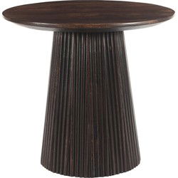 Livingfurn - Salontafel Salvator Walnut 50cm - Mangohout