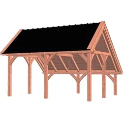 Trendhout douglas kapschuur De Hoeve XL, 530 x 440 cm