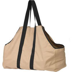 ShelterLogic® polyester Haardhout zak - tot 27 kg - Beige