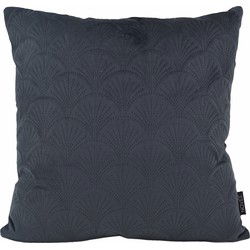 Velvet Shell Zwart | 45 x 45 cm | Kussenhoes | Velvet / Polyester