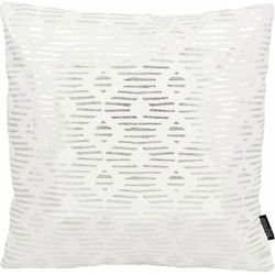 Java Silver / White | 45 x 45 cm | Kussenhoes | Katoen