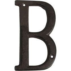 Clayre & Eef IJzeren Letter B  13 cm Bruin Ijzer Decoratie Letters