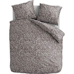 Microvezel Dekbedovertrekset Classic Foliage - Bruin - 135x200 + 1*80x80 cm