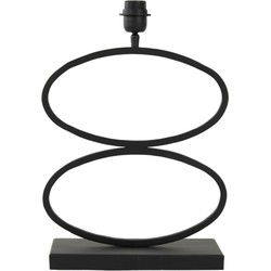 Light & Living - tafellamp - Stelius - zwart - metaal - losse armatuur - E27 - 8305212