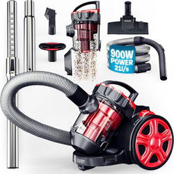 Multi-cycloonstofzuiger Rood 900 Watt ECO Power