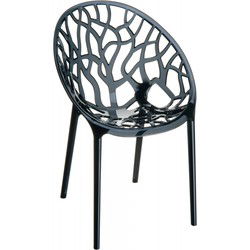 Moderne stoel GEO 59x60x80 cm Zwart