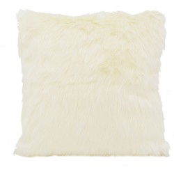 Sierkussen Furry Velvet Crème | 45 x 45 cm | Velvet/Polyester