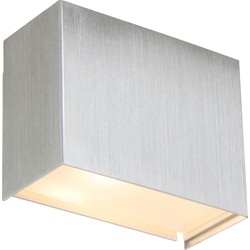 Moderne Wandlamp - Steinhauer - Metaal - Modern - G9 - L: 11cm - Voor Binnen - Woonkamer - Eetkamer - Zilver