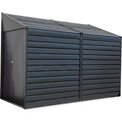 Spacemaker Metalen Gereedschapsschuur 410 - 124x295x208 cm  - Grijs
