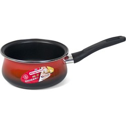 Steelpan/sauspan rood anti-aanbak 16 cm - Steelpannen