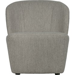 vtwonen Lofty Fauteuil - Polyester - Grijs - 75x68x72