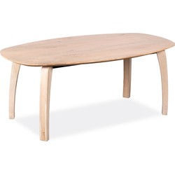 Lewis & Loft Eettafel Luna – FSC®-gecertificeerd mangohout – Deens ovaal – 180x100 cm – Naturel